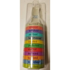 NIP FRED Beer Bands 12 Pack Never Lose Your Beer Again